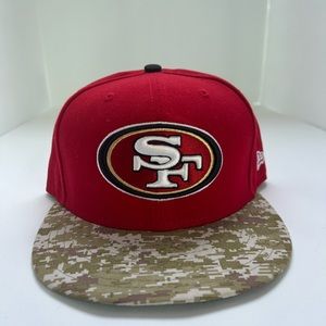 New Era San Francisco 49ers Cap Hat 59Fifty Fitted Sz: 7 5/8 MLB